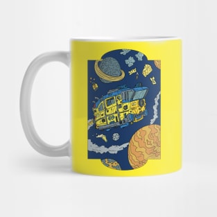 Dutch space train. Mug